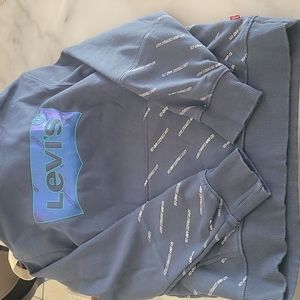 💙 LEVI'S LOGO HOODIE PULL OVER SWEATSHIRT 💙